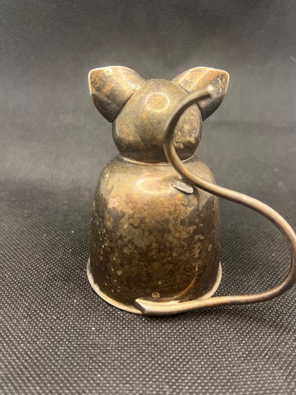 Vintage 1964 Napier Fat Cat Jigger #234 Silverplate 1 Oz Figural Barware Bertoll - Picture 15 of 15